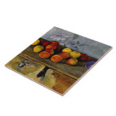 Cezanne - Äpfel und Kekse Fliese (Seite)