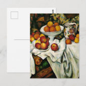 Cezanne - Äpfel und Orangen Postkarte (Vorne/Hinten)