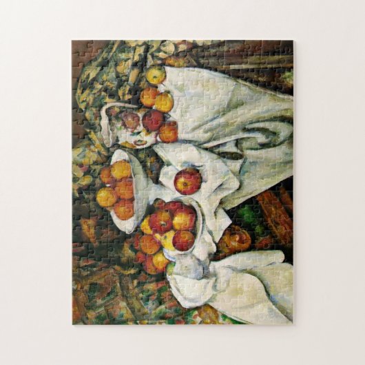 Cezanne - Äpfel und Orangen, Puzzle (Vertikal)