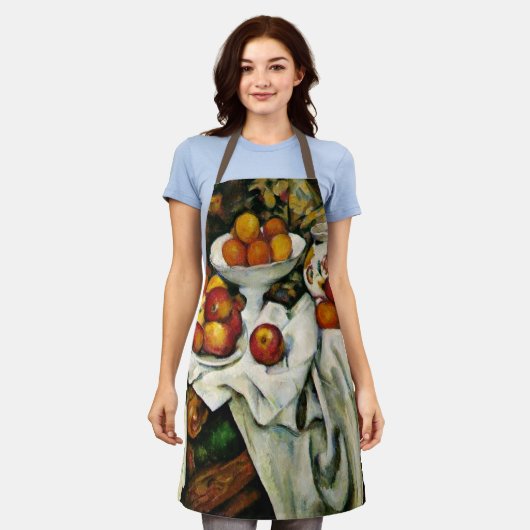 Cezanne - Äpfel und Orangen, Schürze (Getragen)