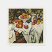 Cezanne - Äpfel und Orangen Serviette (Vorderseite)