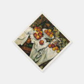 Cezanne - Äpfel und Orangen Serviette (Ecke)