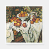 Cezanne - Äpfel und Orangen Serviette (Vorderseite)