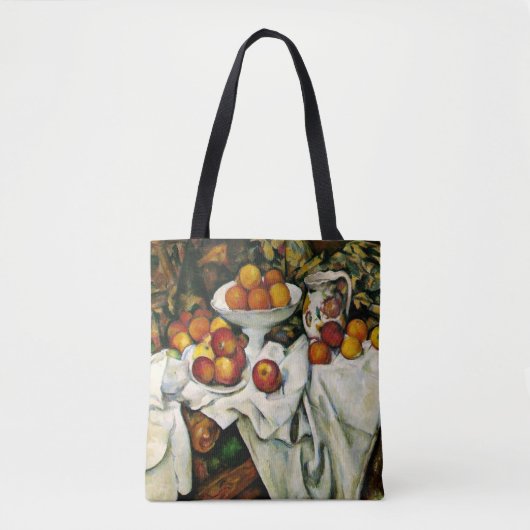 Cezanne - Äpfel und Orangen Tasche (Vorderseite)