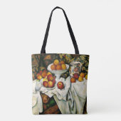 Cezanne - Äpfel und Orangen Tasche (Rückseite)