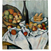 Cezanne - Äpfelkörbe Duschvorhang (Vorderseite)