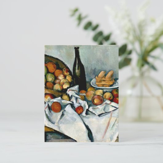 Cezanne - Äpfelkörbe Postkarte (Stehend Vorderseite)