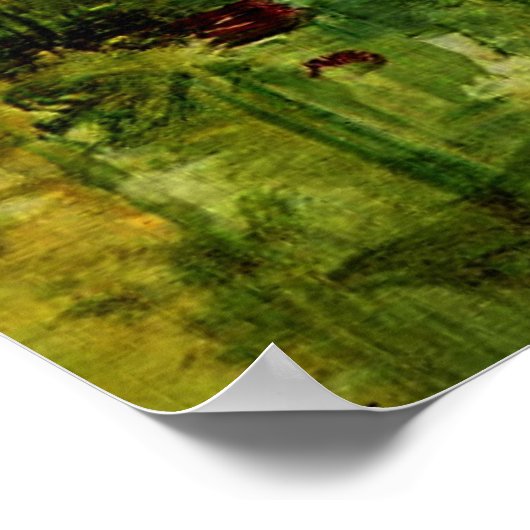 Cezanne - Aqueduct and Lock, Poster (Ecke)