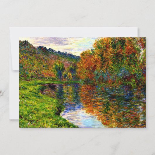 Cezanne - Arm of the Jeufosse, Herbst, Karte (Vorderseite)