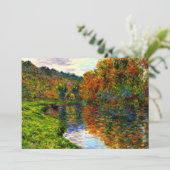 Cezanne - Arm of the Jeufosse, Herbst, Karte (Stehend Vorderseite)