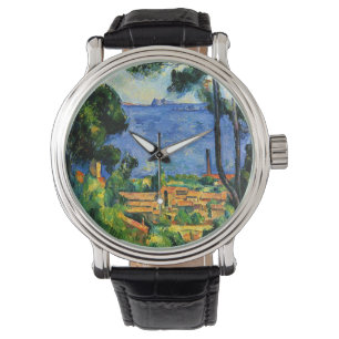 Cezanne - Aussicht auf l'Estaque Armbanduhr