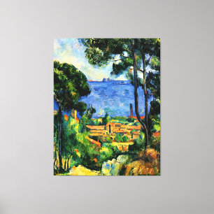 Cezanne - Aussicht auf l'Estaque Leinwanddruck