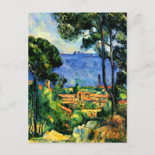 Cezanne - Aussicht auf l'Estaque Postkarte