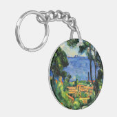 Cezanne - Aussicht auf l'Estaque Schlüsselanhänger (Vorderseite links)