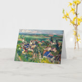 Cezanne - Auvers, Panoramasicht, Karte (Gelbe Blume)