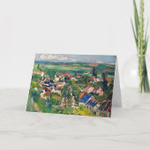 Cezanne - Auvers, Panoramasicht, Karte (Vorderseite)