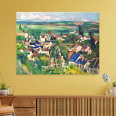 Cezanne - Auvers, Panoramasicht, Leinwanddruck (Insitu (Wohnzimmer))