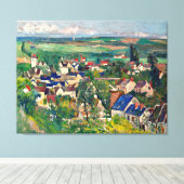 Cezanne - Auvers, Panoramasicht, Leinwanddruck (Insitu (Holzboden))