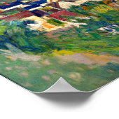 Cezanne - Auvers, Panoramasicht Poster (Ecke)