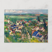Cezanne - Auvers, Panoramasicht, Postkarte (Vorderseite)