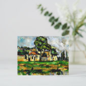 Cezanne - Banken der Marne Postkarte (Stehend Vorderseite)