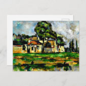 Cezanne - Banken der Marne Postkarte (Vorne/Hinten)