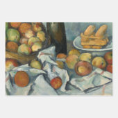 Cezanne Basket Apples Impressionismus Art Geschenkpapier Set (Vorderseite 3)