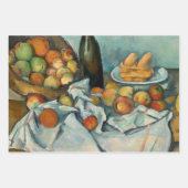 Cezanne Basket Apples Impressionismus Art Geschenkpapier Set (Vorderseite)