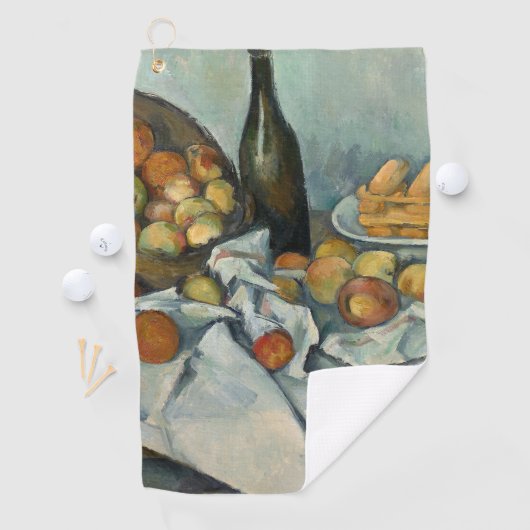 Cezanne Basket Apples Impressionismus Art Golfhandtuch (Insitu)