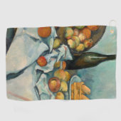 Cezanne Basket Apples Impressionismus Art Golfhandtuch (Horizontal)