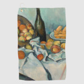 Cezanne Basket Apples Impressionismus Art Golfhandtuch (Vorderseite)
