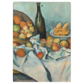 Cezanne Basket Apples Impressionismus Art Klemmbrett (Rückseite)