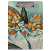 Cezanne Basket Apples Impressionismus Art Klemmbrett (Vorderseite)