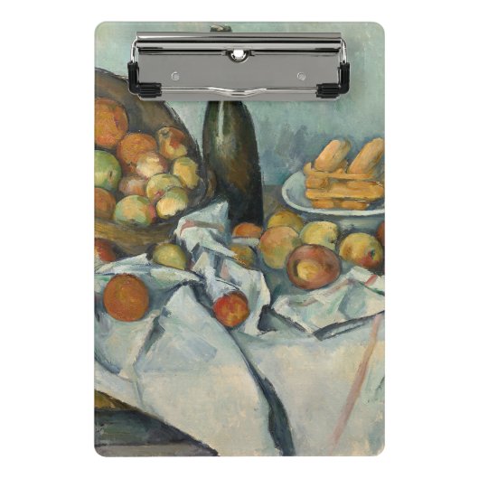 Cezanne Basket Apples Impressionismus Art Mini Klemmbrett (Vorderseite)