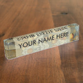 Cezanne Basket Apples Impressionismus Art Namensplakette (Seite)