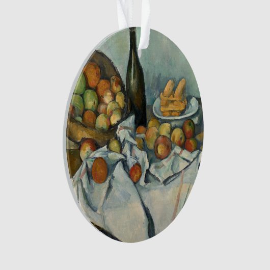 Cezanne Basket Apples Impressionismus Art Ornament (Vorderseite)