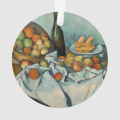Cezanne Basket Apples Impressionismus Art Ornament (Rückseite)