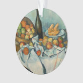 Cezanne Basket Apples Impressionismus Art Ornament (Vorderseite)