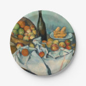 Cezanne Basket Apples Impressionismus Art Pappteller (Vorderseite)