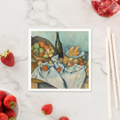 Cezanne Basket Apples Impressionismus Art Serviette (Beispiel)