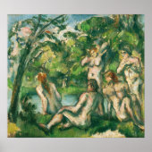 Cézanne - Bathers Poster (Vorne)