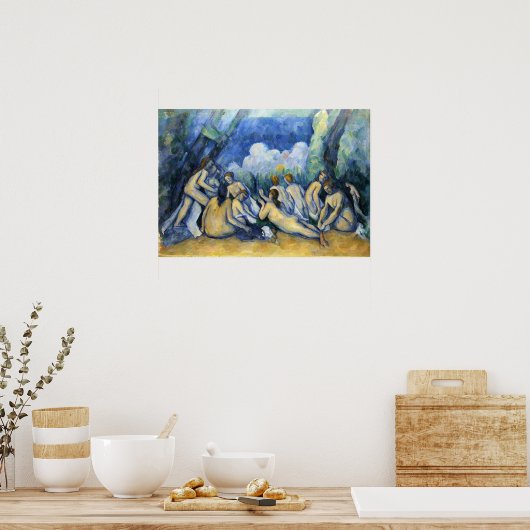 Cézanne - Bathers Poster (Küche)