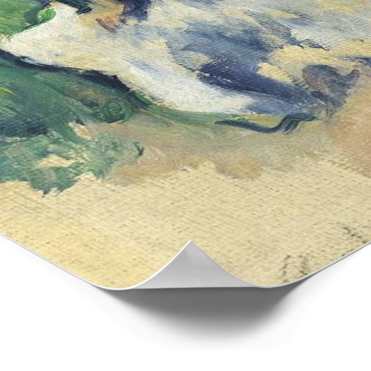 Cézanne - Bathsheba, 1885 Poster (Ecke)