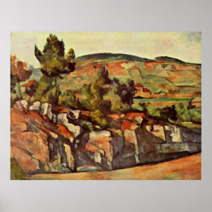 Cezanne - Berge in der Provence Poster