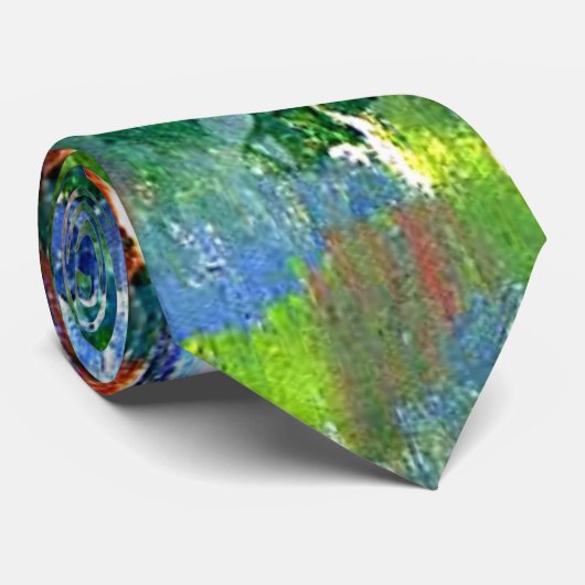 Cezanne - Berühmtes Gemälde im Wald Krawatte (Gerollt)