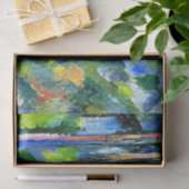 Cezanne - Berühmtes Gemälde im Wald Seidenpapier (Geschenk)