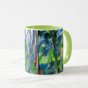 Cezanne - Berühmtes Gemälde im Wald Tasse