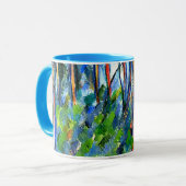 Cezanne - Berühmtes Gemälde im Wald Tasse (Vorderseite Links)