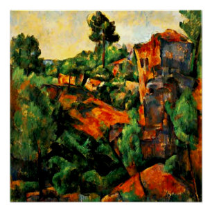 Cezanne - Bibemus-Steinbruch Poster
