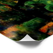 Cezanne - Bibemus-Steinbruch Poster (Ecke)